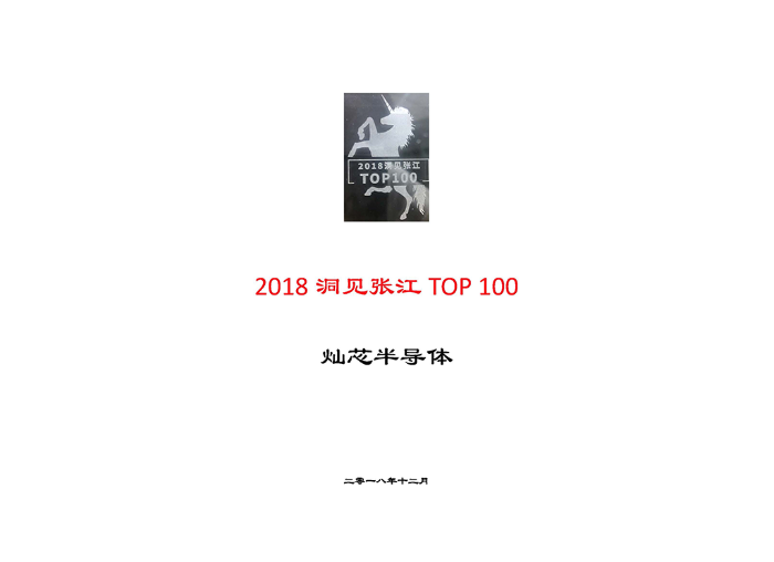 2018.12洞見張江Top 100-1